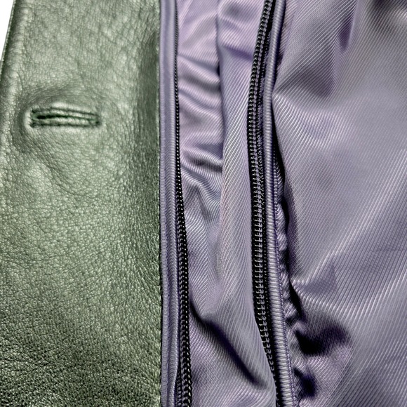 Wilsons Leather Pelle Studio Black Trench Coat Belted Thinsulate Liner M - Picture 9 of 16